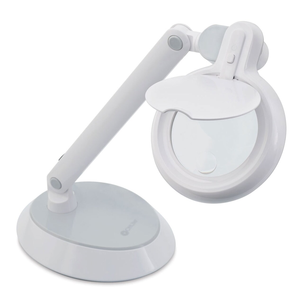 OttLite Space Saving LED Magnifier Desk Lamp